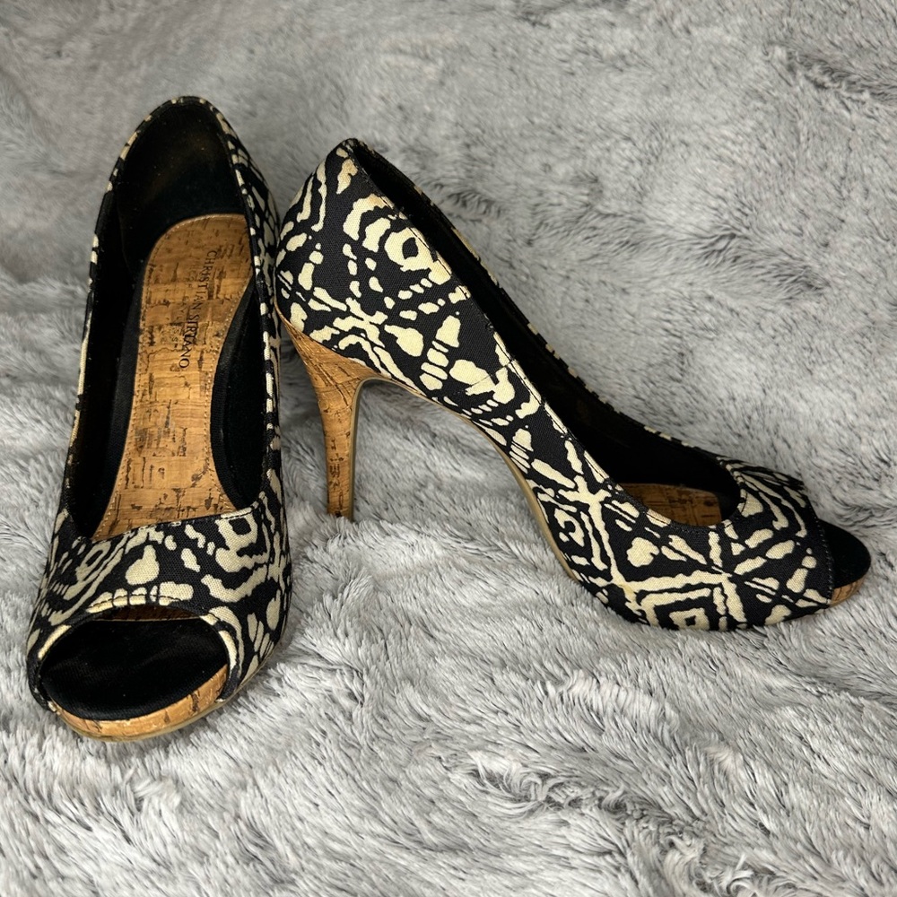 Christian Siriano Cork Heels